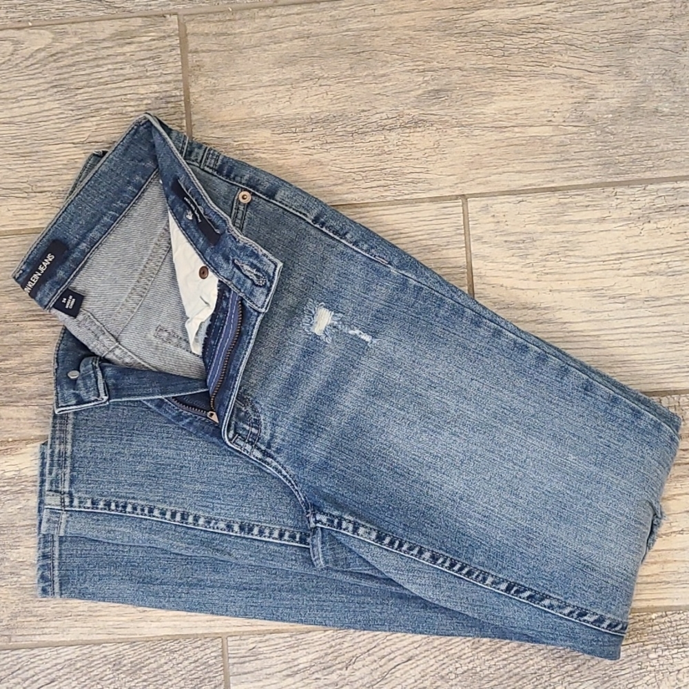 Calvin Klein high rise skinny jeans sz 24